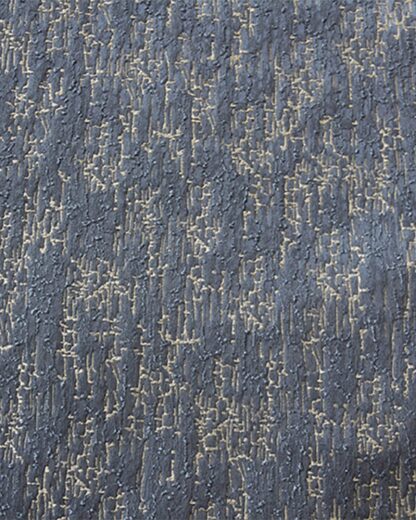 Only -Blue/Gray Ripple Fold Drapes - Image 2