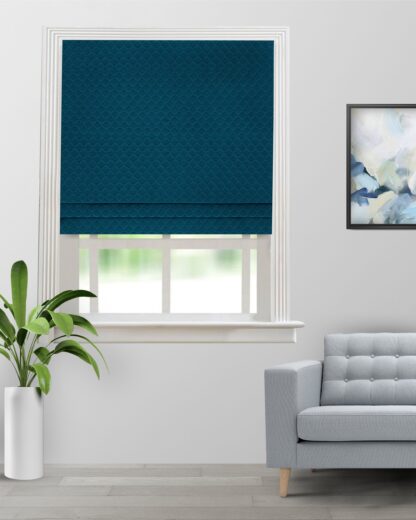 Sprint - Navy Roman Shades