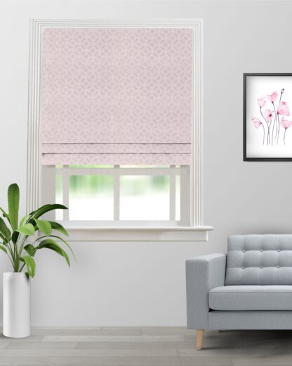 Curtains Ambrosia - Blush Roman Shades