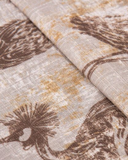 Safari Birds - Brass Ripple Fold Drapes - Image 2