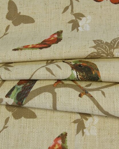 Spring Love - Beige Ripple Fold Drapes - Image 3