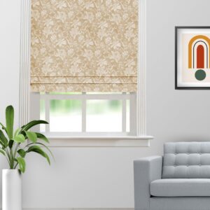 Serene Drapes - Butterscotch Roman Shades