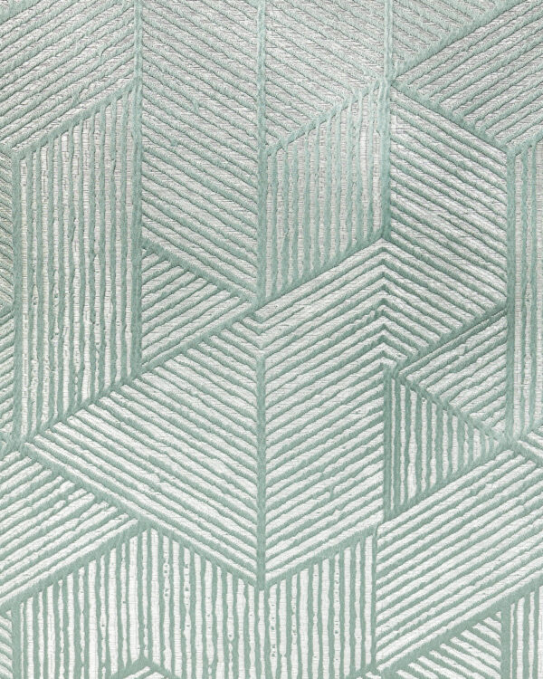 Shine o Fabric- Jade Roman Shades - Image 2