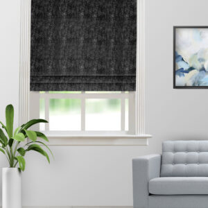 Only - Black/Gray Roman Shades