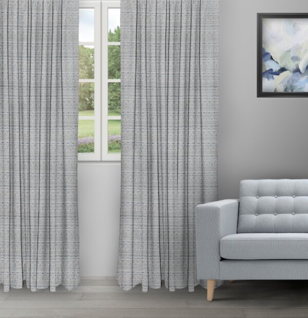 Boho Drapery - Pine Color Ripple Fold Drapes