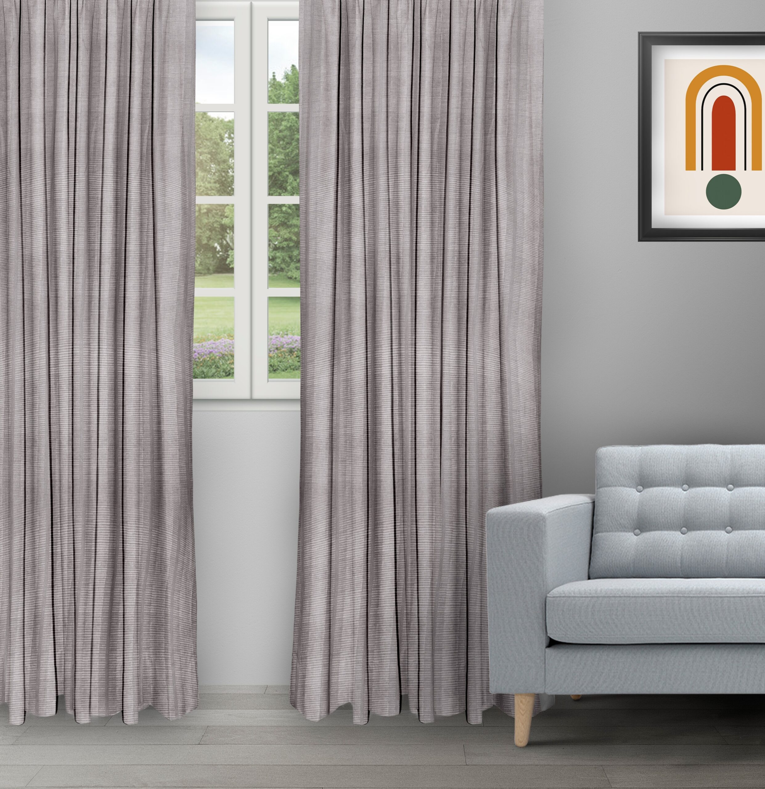 Java - Ash Ripple Fold Drapes