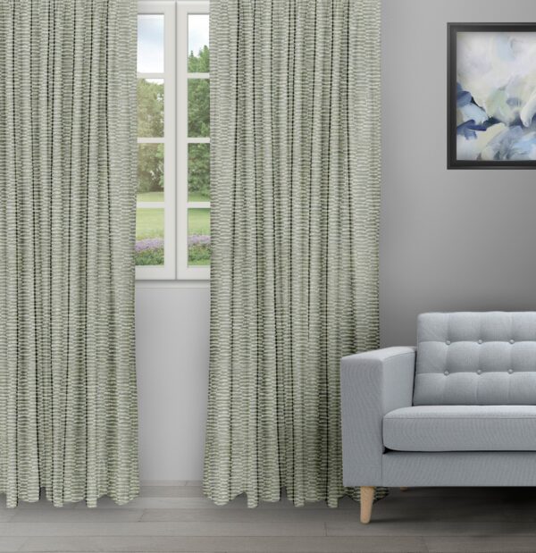 Landscape - Sage Ripple Fold Drapes