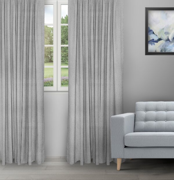 Opus - Dark Gray Ripple Fold Drapes