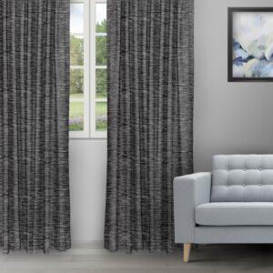 Oreo - Black/ Grey Ripple Fold Panels