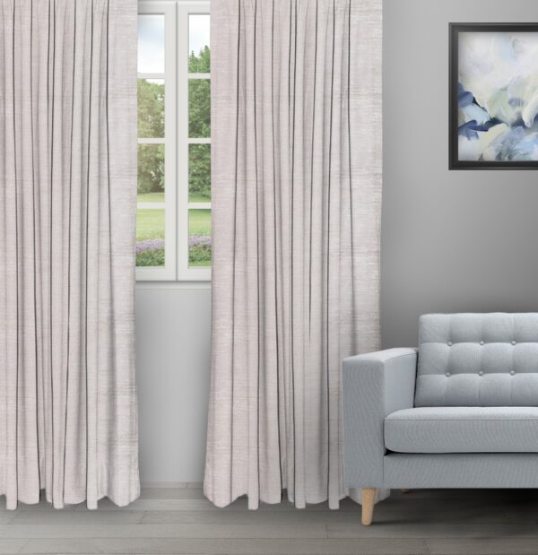 Oreo - Oyster Ripple Fold Drapes