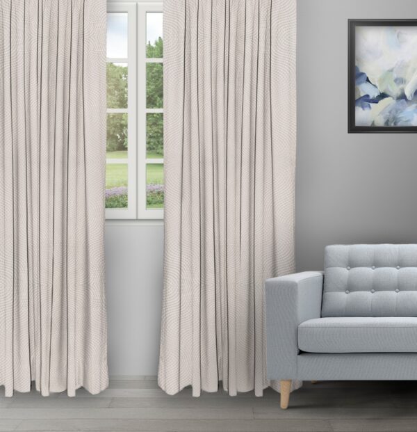 Orlando - Beige Ripple Fold Drapes
