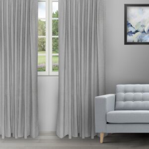 Sand Bubble - Slate Ripple Fold Drapes