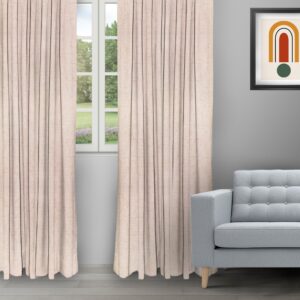 Sand Texture - Beige Ripple Fold Drapes