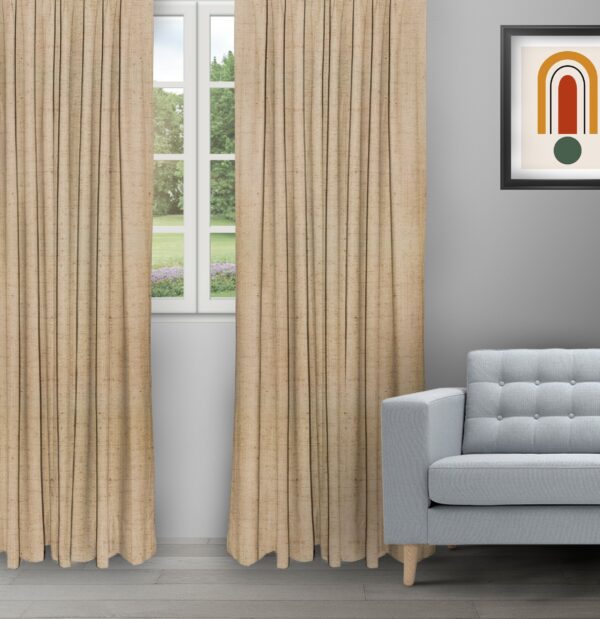 Sand Texture - Gold Ripple Fold Drapes