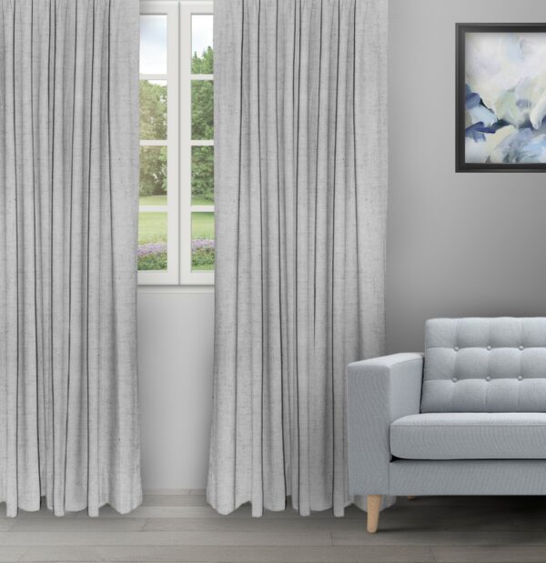 Sand Texture - Gray Ripple Fold Drapes