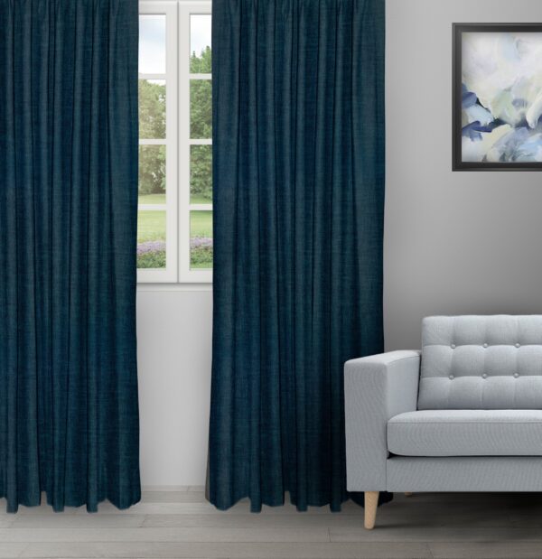 Somera - Denim Ripple Fold Panels