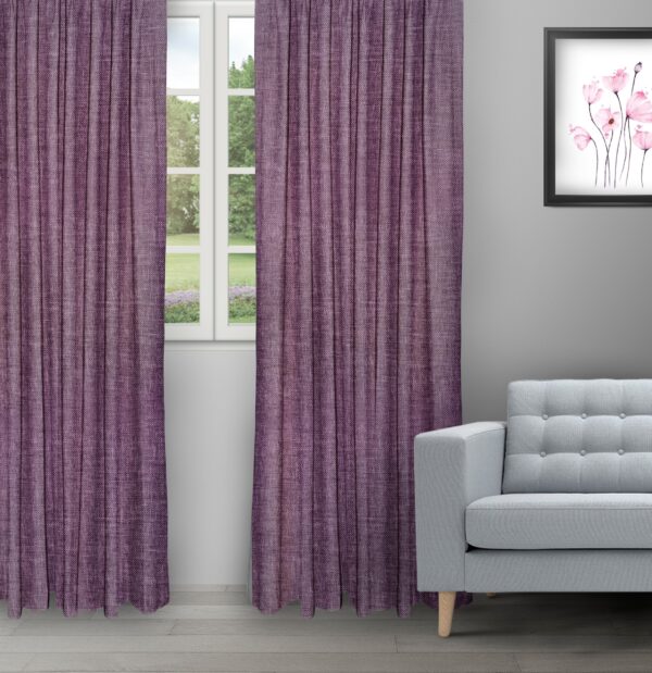Somera - Plum Ripple Fold Drapes