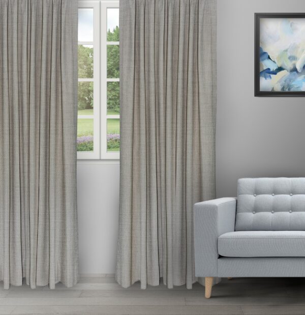 Somera - Smoke Ripple Fold Drapes