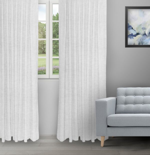 Somera - Ultra White Ripple Fold Drapes