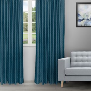 Sprint - Navy Ripple Fold Drapes