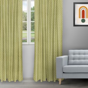 Sprint - Olive Ripple Fold Drapes