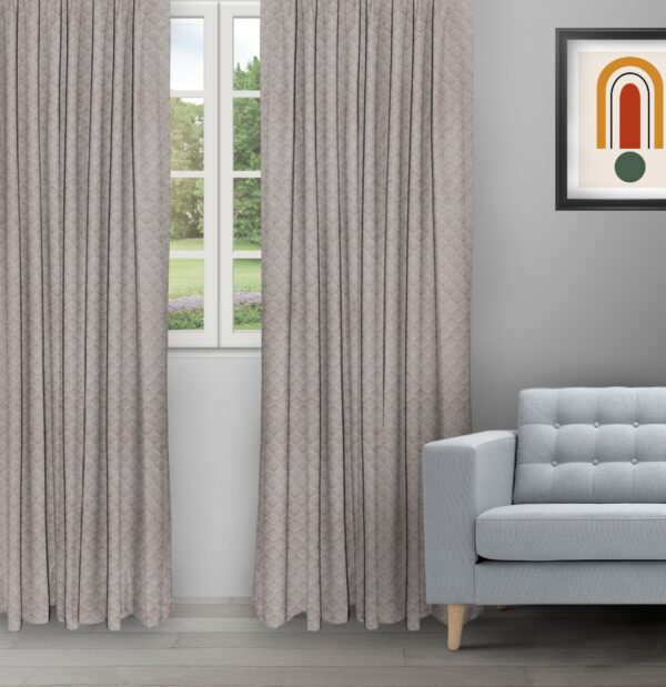 Sprint - Taupe Ripple Fold Drapes