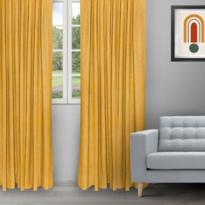 Swizz - Butterscotch Ripple Fold Drapes