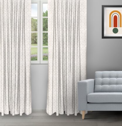 Curtains Ambrosia - Dove Ripple Fold Drapes