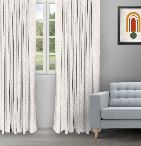 Curtains Ambrosia - Dove Ripple Fold Drapes