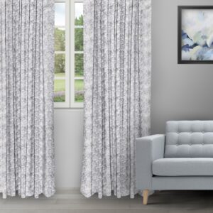Drizzle - Steel Ripple Fold Drapes