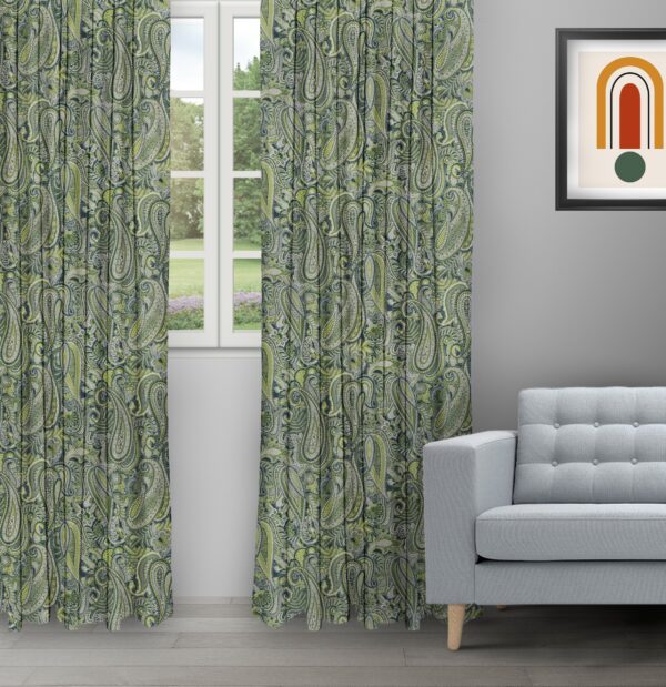 Meadow - Forest Ripple Fold Drapes