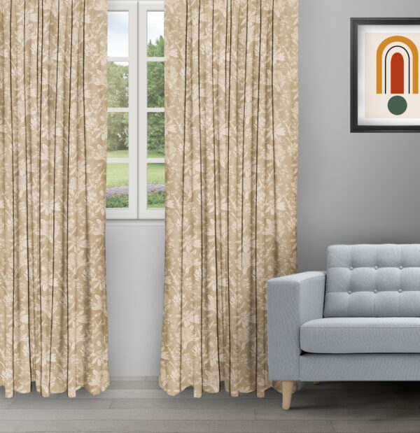 Serene Drapes - Butterscotch Ripple Fold Drapes