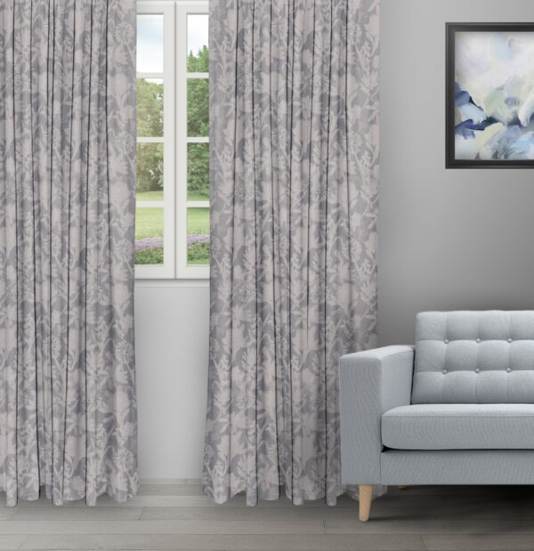 Serene Drapes - Smoke Ripple Fold Drapes