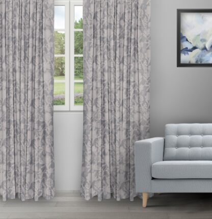 Serene Drapes - Smoke Ripple Fold Drapes