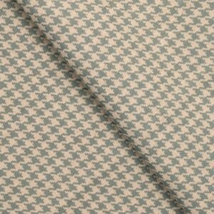 Classic Houndstooth - Teal/ Green Ripple Fold Drapes