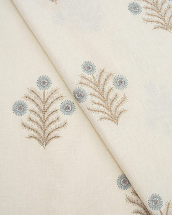 Embroidered Hailee - Blue Sky Custom Curtains - Image 3