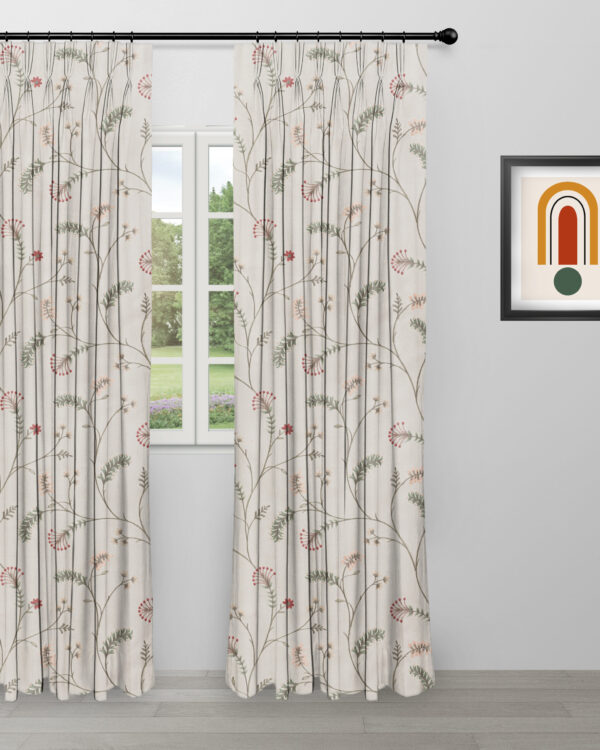Embroidered Silvy - Bloom Custom Curtains - Image 4