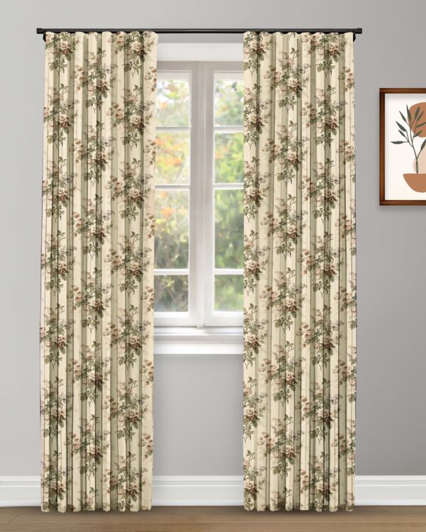 English Cottage - Brown Custom Curtains - Image 3
