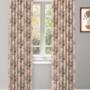 English Cottage - Blue Custom Curtains