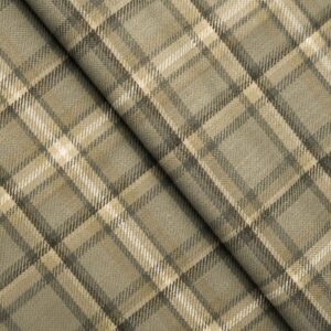 Farmhouse Plaid Check - Deep Forest Custom Curtains