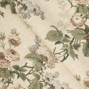 English Cottage - Brown Custom Curtains