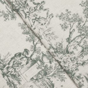 French Toile - Forest Custom Curtains