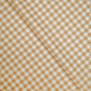 Gingham Check - Mustard Custom Curtains