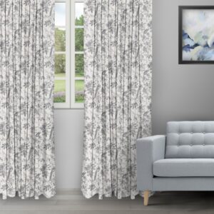Pero - Graphite Ripple Fold Drapes