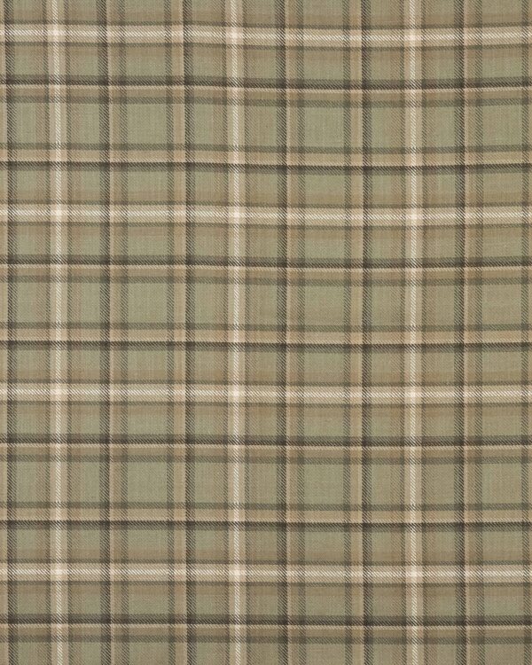 Farmhouse Plaid Check - Deep Forest Custom Curtains - Image 3