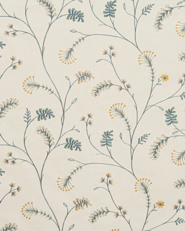 Embroidered Silvy - Dew Fabric Swatch - Image 3