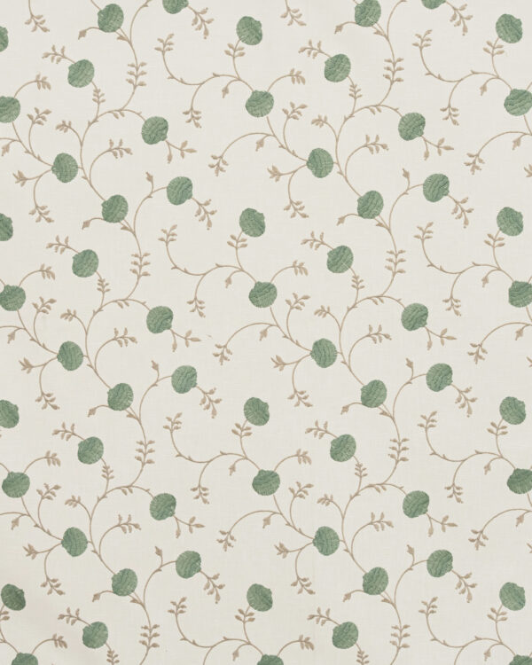 Embroidered  Pecan - Grass Custom Curtains - Image 2