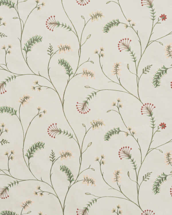 Embroidered Silvy - Bloom Fabric Swatch - Image 2