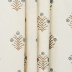 Embroidered Hailee - Blue Sky Custom Curtains