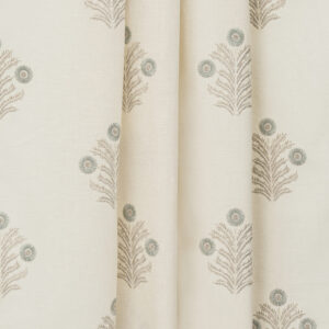 Embroidered  Hailee - Mint Custom Curtains